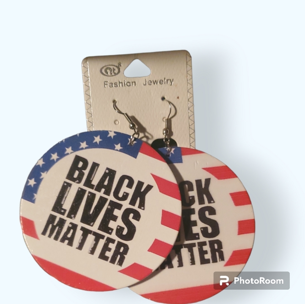 Earrings BLM